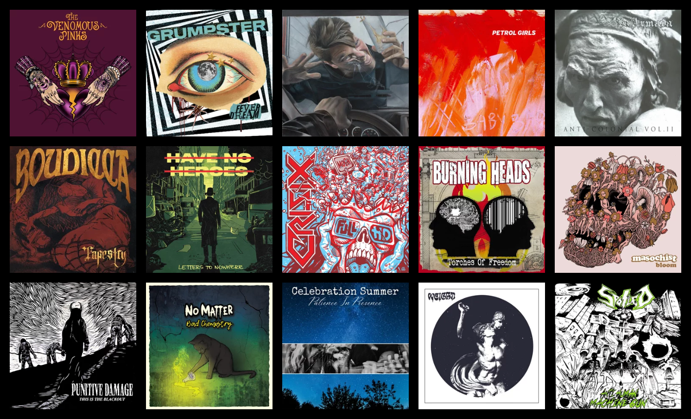 Pochettes de mes albums préférés de 2022